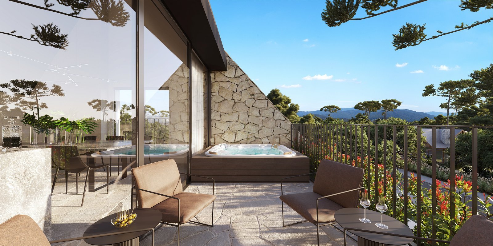 APARTAMENTOS NO GORJEIO / localizado em Gramado